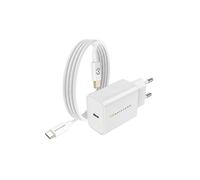 Mayaxess Chargeur Secteur pour Galaxy Z Flip 7 20W + Câble USB-C 1m Blanc