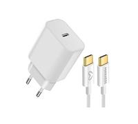 Chargeur Secteur pour Google Pixel 10 Pro XL 20W + Câble USB-C 1m Mayaxess Blanc