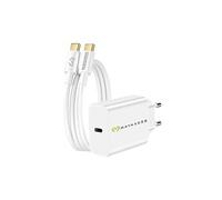 Chargeur Secteur pour Honor 400 20W + Câble USB-C 1m Blanc