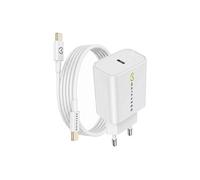 Chargeur Secteur pour iPhone 16 Pro 20W + Câble USB-C 1m Mayaxess Blanc