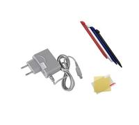 Chargeur secteur pour Nintendo 3DS XL + 4 stylet 3DS XL + protection écran 3DSXL -