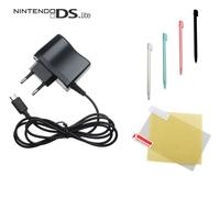 Chargeur secteur pour Nintendo DS Lite Dslite + 4 stylets + protection écran -