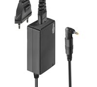 Chargeur Secteur pour PC Portable HP Acer Asus Sony Lenovo 40W avec 8 Embouts Max Noir