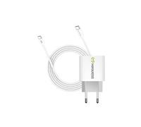 Mayaxess Chargeur Secteur pour Pixel 6a 20W + Câble USB-C 1m Blanc