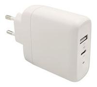 Chargeur secteur pour tablette et smartphone Blanc + Câble USB-C 1 m Blanc E