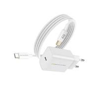 Chargeur Secteur pour Xiaomi 15 Pro 20W + Câble USB-C 1m Mayaxess Blanc