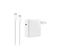 Chargeur Secteur Puissance 87W Compact avec Câble USB-C 2m Blanc
