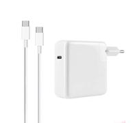 Chargeur Secteur Puissance 87W Compact avec Câble USB-C 2m blanc