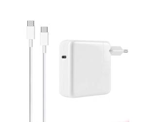 Chargeur Secteur Puissance 96W Compact avec Câble USB-C 2m LinQ blanc