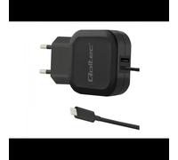 Chargeur secteur Qoltec 50190 Universel 5V 3.4A (17W) 1 port USB 2.0, câble 0.98m, entrée 220-240V, montage mural, noir