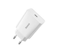Chargeur Secteur Quick Charge 3A avec port USB-C ??20W Blanc