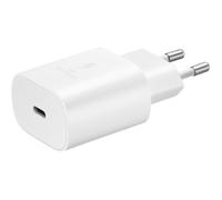 Chargeur secteur RAPIDE - 25W - SAMSUNG - Port USB Type C (sans câble) - Blanc