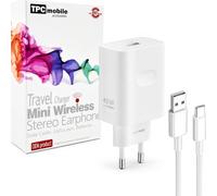 Chargeur secteur rapide 45 W SuperVooc + câble USB-C pour OPPO, Realme, OnePlus