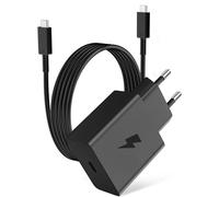 Chargeur Secteur Rapide 60W pour Samsung S26 Ultra, 45W 25W USB C Secteur Chargeur Rapide et Câble USB C 1M pour Galaxy S26/S26+/S25/S24/S23/S22/S21/S20/A16/A17/A37/A57/A56/A36/A06/Tab A11+/S10 Noir