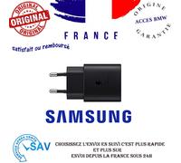 Chargeur d'origine Samsung EP-TA800 + Câble de type C pour Note 8, Note 9