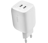 Belkin Chargeur secteur 65W 2 ports USB-C Power Delivery Blanc