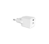 Chargeur secteur rapide GaN 20W double port USB-C Tiger Lite Blanc