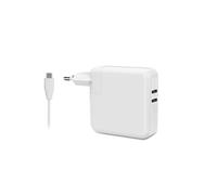 Chargeur secteur rapide GaN PD Générique compatible Microsoft Surface Laptop 7 13.8" - 116W - 2 ports USB-C - avec câble 1.8m