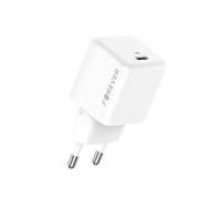 Forever Chargeur secteur USB-C 30W Power Delivery PD-PPS GaN Rapide Blanc