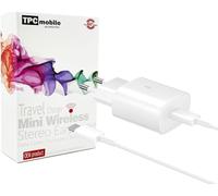 Chargeur secteur rapide USB Type-C (USB-C) pour Samsung S21 FE, S22, S23, S23 FE, A05, A05s, A23, A24, A33, A34, A52s, A53, A54, A73, Z Flip3, Z Fold3, Z Flip4, Z Fold4, Z Fold4, Z Flip5, Z Fold5