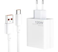 Chargeur Secteur Rapide Xiaomi 33W/67W/120W + Cable Type C - Blanc (120W Charger + Cable)