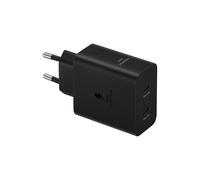 Chargeur Secteur Samsung EP-T5020 Noir - 2x USB Type-C, Super Fast Charging 2.0, 50W, Câble USB Type-C vers Type-A 1.8m, 100-240V