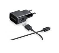Chargeur Secteur Samsung Eta-U90ewe + Câble 1.5m Micro Usb Noir