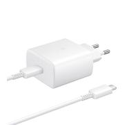 Chargeur Secteur Samsung Original Câble USB-C vers USB-C Fast Charging 2.0 Blanc