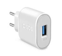 Chargeur secteur SBS USB Type A 10 W Blanc