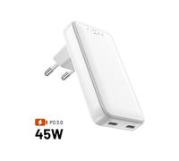 Chargeur secteur Slim GaN 45 W 2x USB-C