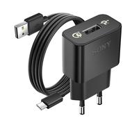 Chargeur secteur Sony UCH12 1.5A Noir Smartphone - Câble USB type C inclus