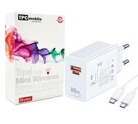 Chargeur secteur Super Charge Dual 88 W pour Huawei Matepad Pro 13,2, Mate 60 RS Ultimate, 60Pro, P60, Honor Magic 6 Pro, Magic 6 Ultimate, Matebook D14, D15
