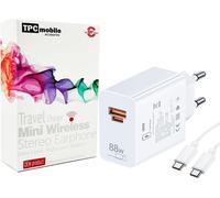 Chargeur Secteur Super Charge Dual 88 W Pour Huawei Matepad Pro 13,2, Mate 60 Rs Ultimate, 60pro, P60, Honor Magic 6 Pro, Magic 6 Ultimate, Matebook D14, D15