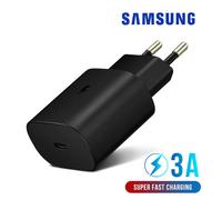 Chargeur secteur RAPIDE - 25W - SAMSUNG - Port USB Type C (sans câble) - Noir