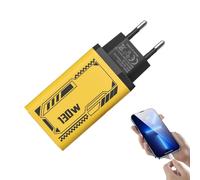 Chargeur Secteur Téléphone Prise USB | Cube Adaptateur Charge Rapide 130W pour Mur Chevet Maison Bureau Voiture Bureau Tablette Ordinateur Portable