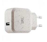 T'nB - Chargeur Secteur 2.4A Eco Conçu Charge Rapide 12W pour Téléphone Portable IPhone, Samsung, Xiaomi, Huawei, Oppo - Blanc