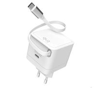 T'nB Chargeur secteur USB-C Tug'n Block 35W avec câble rétractable