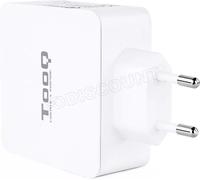 Chargeur secteur TooQ 1x port USB-A + 1x port USB-C 48W (Noir)