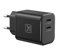 Chargeur Secteur Ultra Rapide 45W Duo pour Samsung, USB C 2 Ports GaN II Adapter Compatible avec Samsung Galaxy S22 Ultra/S22+/Tab S8 Ultra/Z Flip 4/Z Fold 4, Adaptateur 20W pour iPhone