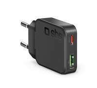 Chargeur secteur Ultra slim PD 30W, USB C + USB A