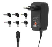 Chargeur Secteur Universel 30W avec 6 embouts Port USB Noir