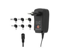 Chargeur Secteur Universel 30W avec 6 embouts Port USB Noir
