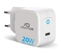 Chargeur Secteur universel USB et USB-C POWERFLEX TURBO 20W - Pour téléphone, tablette, switch ou montre connectée G