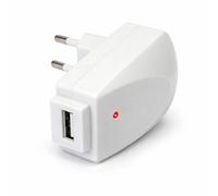 Chargeur Secteur USB 1A Prise coudée compacte avec LED - Adaptateur USB-A Femelle pour Lampe USB, Ventilateur, Accessoires - Prise Type C 2 Broches