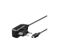 chargeur secteur usb avec câble mini usb 5v 1a noir