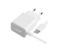 LinQ Chargeur Secteur USB-C 18W avec Câble intégré 1.2m Blanc