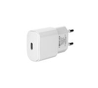 FOREVER Chargeur Rapide, 1x Chargeur USB-C, 20 W, Power Delivery et Quick Charge, Blanc, pour iPhone 15 Plus 14 Pro Max 13 Pro 12 Mini 11 SE XS XR 8, Samsung, Xiaomi Mobile