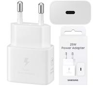 Samsung Chargeur USB-C EP-T2510NWEGWW – Charge rapide 25 W – Blanc