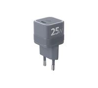 Force Power Chargeur USB-C Cube 25W Power Delivery UltraGaN Gris