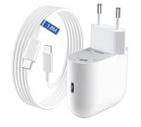Chargeur Secteur USB C 45W pour Google Pixel 9a 9Pro XL 9Pro 8a 8Pro 7a 7Pro,Chargeur Rapide USB C Prise et Câble Type C 1,8m pour iPhone 16e 16 15 Pro Max Samsung A16 A55 A15 A35 A25 A05s A56 A26 S25